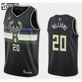 Camiseta Niños Milwaukee Bucks Marvin Williams 20 2020-21 Jordan Brand Statement Edition Swingman